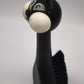 93039 Piccola scopetta vintage a forma di gatto