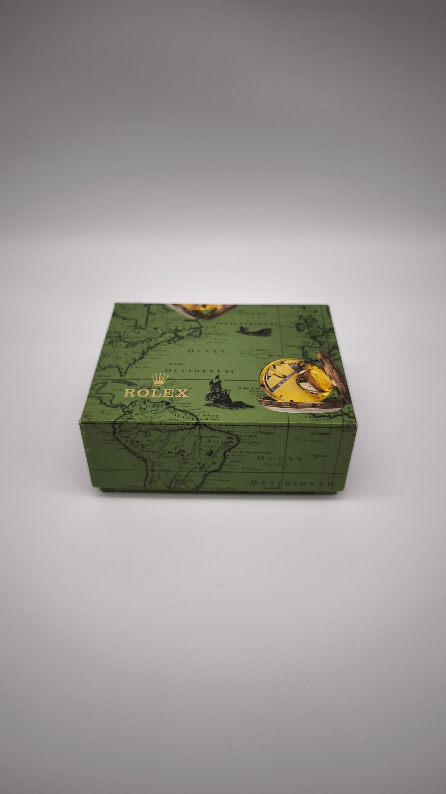 93044 Scatola Rolex verde con contro scatola