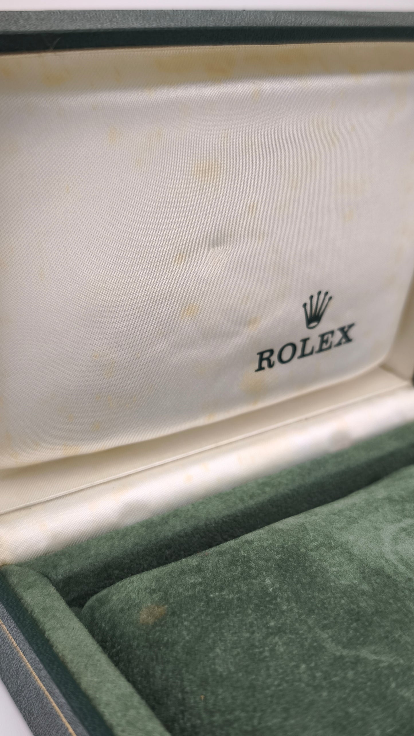 253 Scatola Rolex verde anni '80