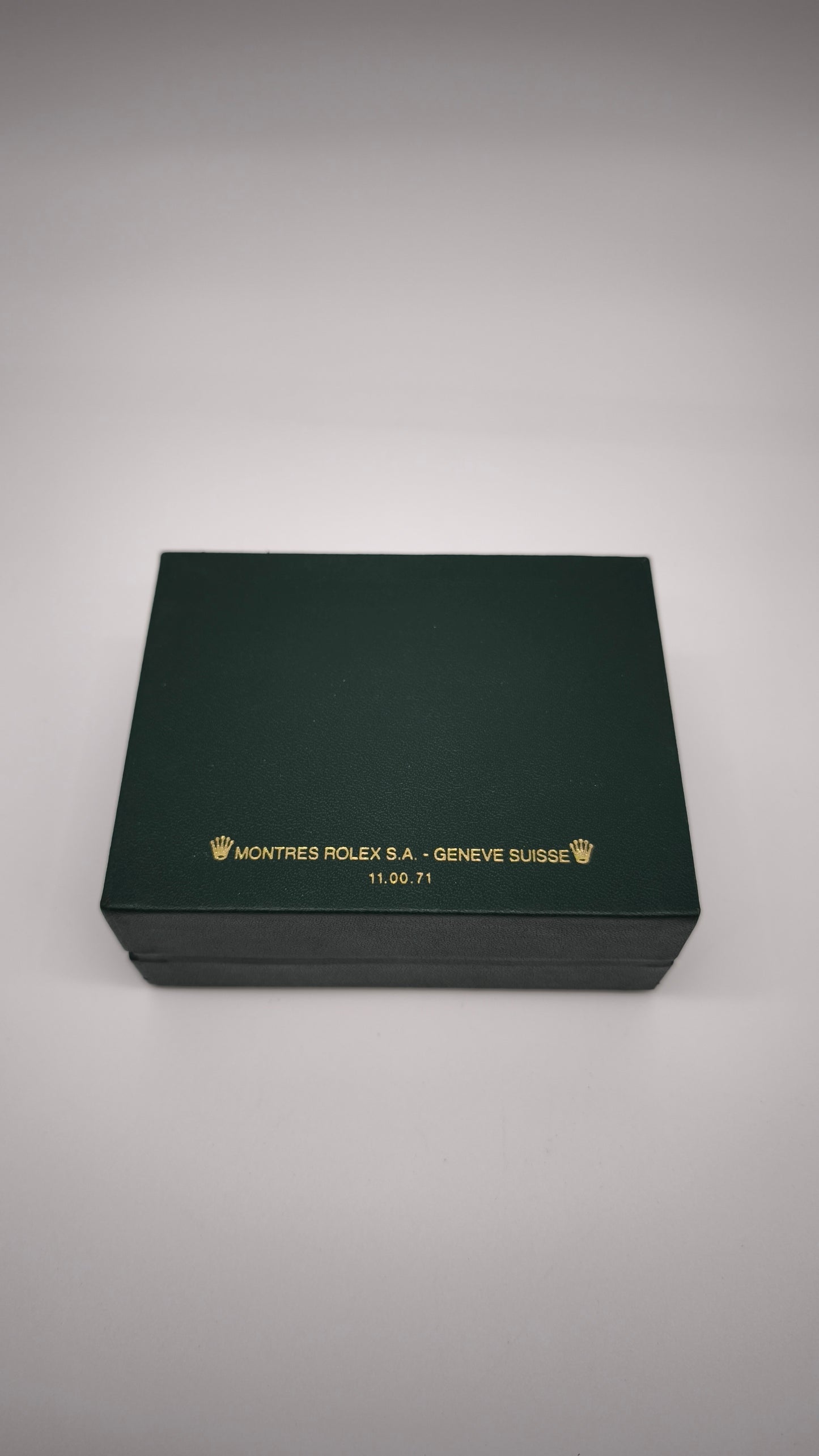 253 Scatola Rolex verde anni '80