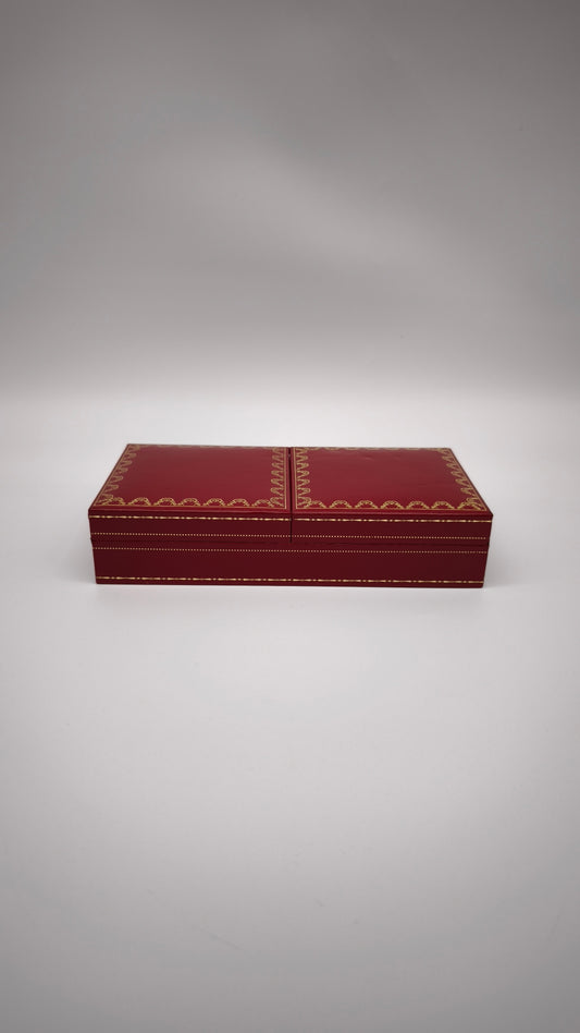 248 Scatola box penna Pasha' de Cartier vintage rossa