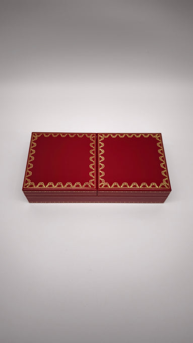 248 Scatola box penna Pasha' de Cartier vintage rossa
