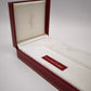 248 Scatola box penna Pasha' de Cartier vintage rossa