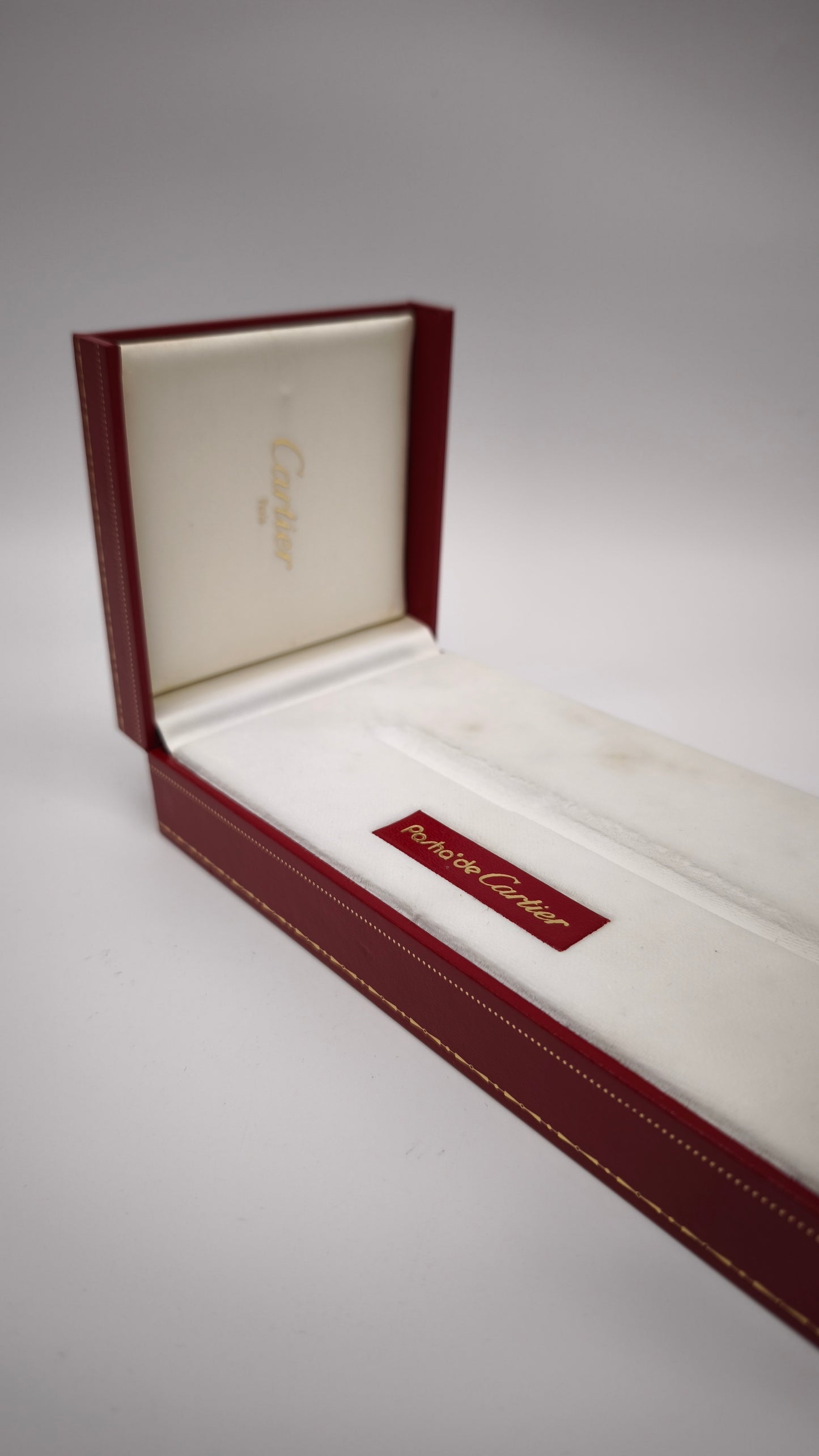 248 Scatola box penna Pasha' de Cartier vintage rossa