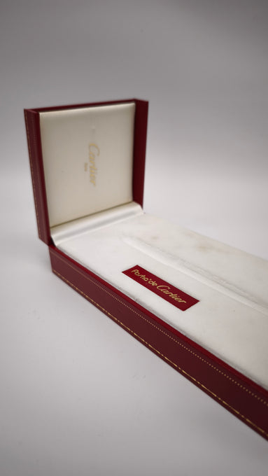 248 Scatola box penna Pasha' de Cartier vintage rossa