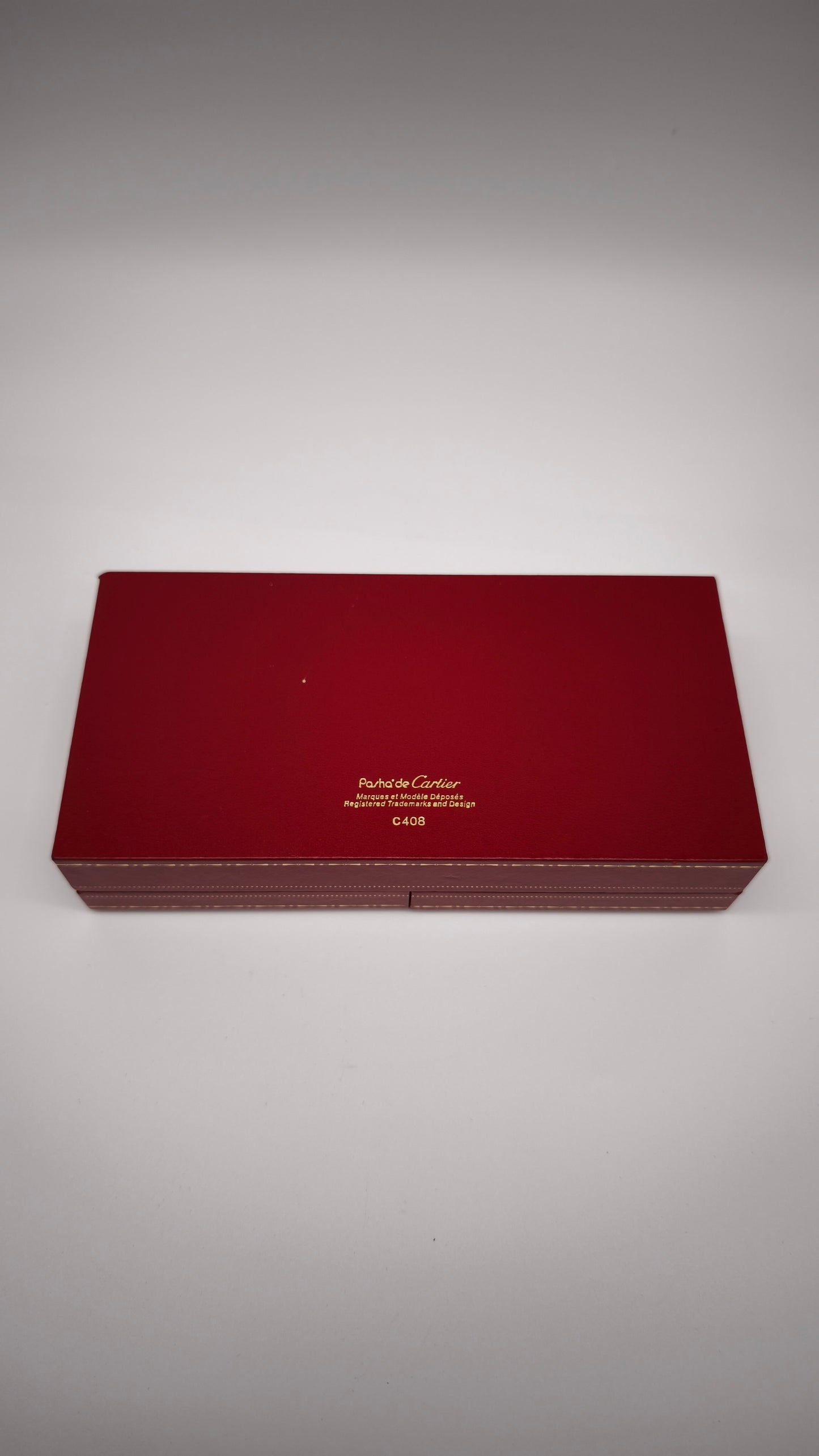 248 Scatola box penna Pasha' de Cartier vintage rossa