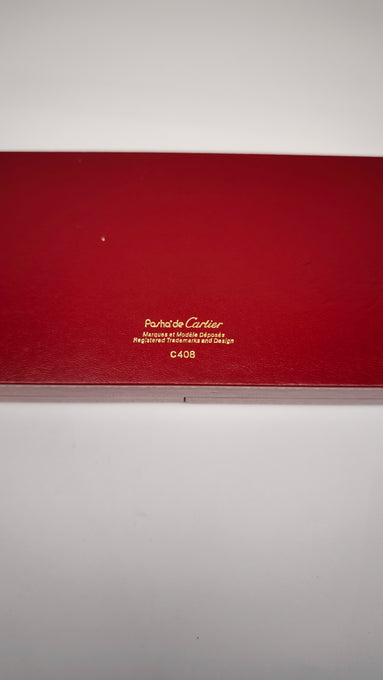 248 Scatola box penna Pasha' de Cartier vintage rossa