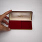 255 Scatola Omega vintage rossa, anni '60