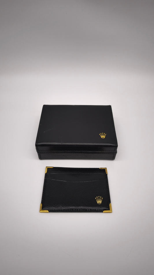 254 Scatola Rolex nera con porta garanzia
