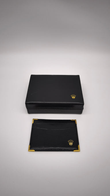 254 Scatola Rolex nera con porta garanzia