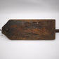 92956 Antico taglia pane in legno e ferro