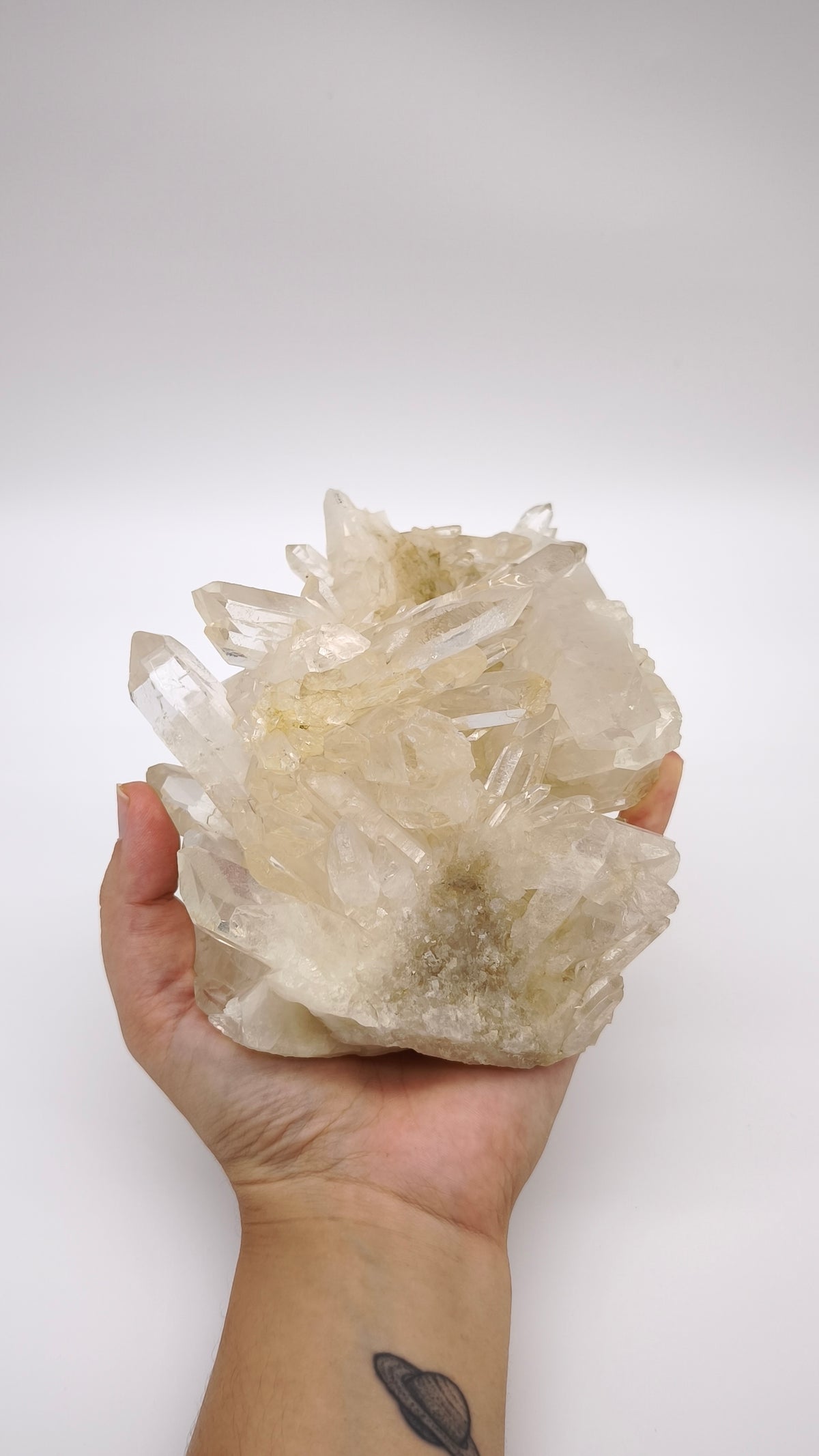 93061 Drusa di Cristallo di Rocca (Quarzo Ialino) 1,8 Kg