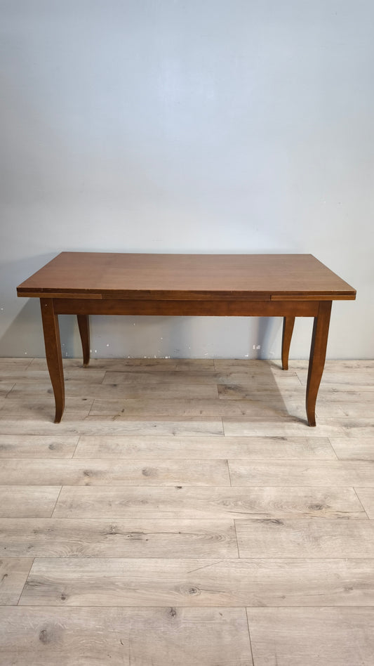 93176 Tavolo allungabile in legno con piano rettangolare