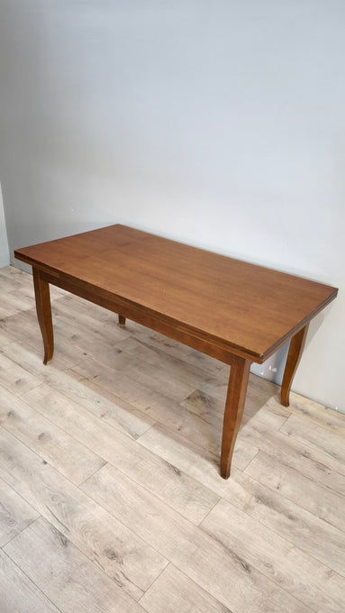 93176 Tavolo allungabile in legno con piano rettangolare