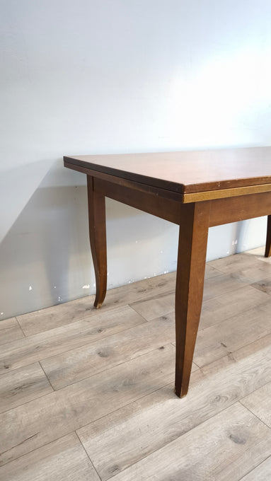 93176 Tavolo allungabile in legno con piano rettangolare