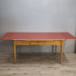 93258 Tavolo allungabile con piano in formica rossa