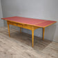 93258 Tavolo allungabile con piano in formica rossa