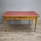 93258 Tavolo allungabile con piano in formica rossa