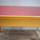93258 Tavolo allungabile con piano in formica rossa