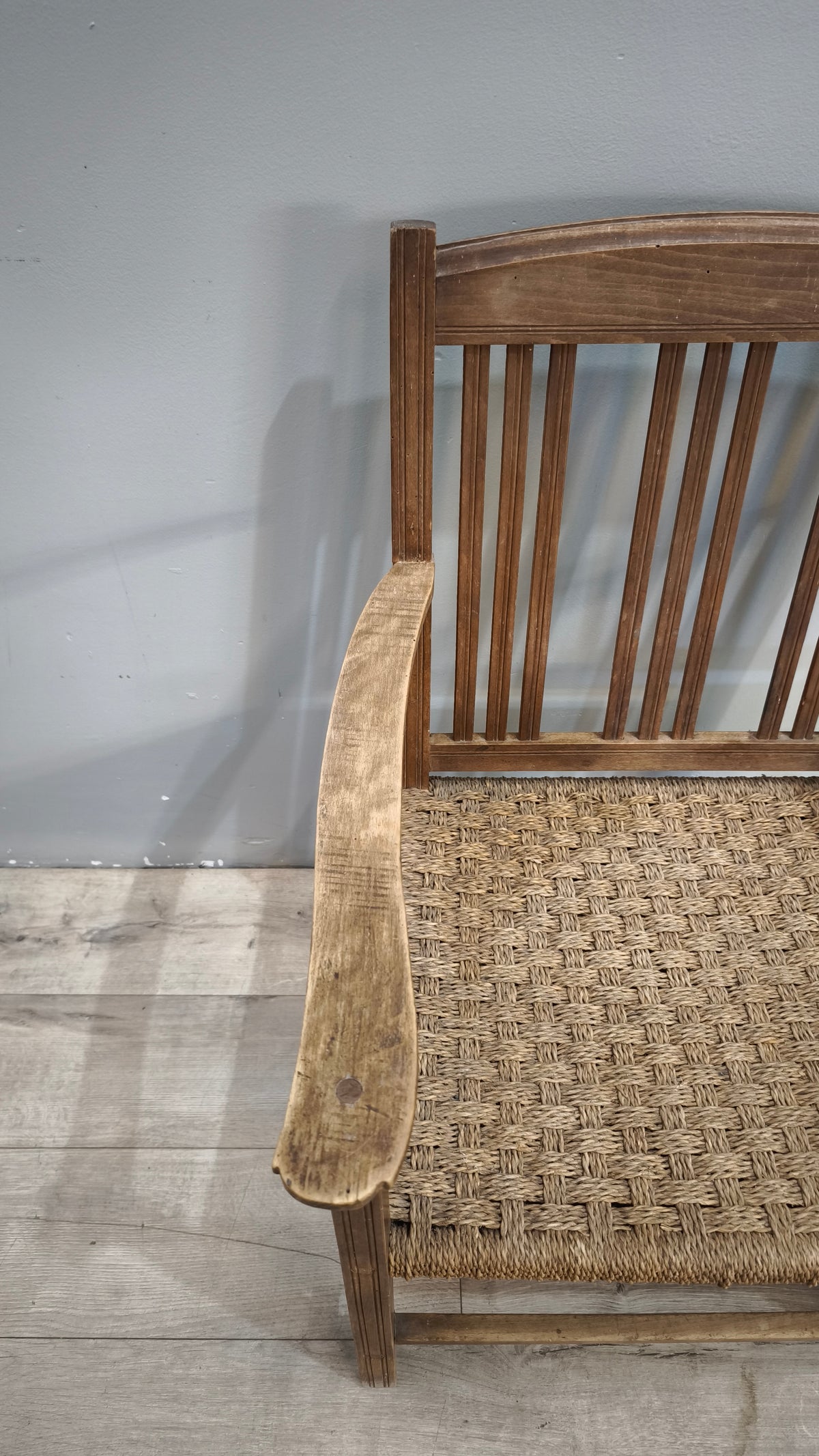 93236 Poltrona in legno e corda
