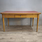 93258 Tavolo allungabile con piano in formica rossa