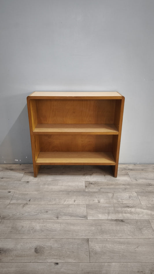 93280 Libreria bassa in legno chiaro
