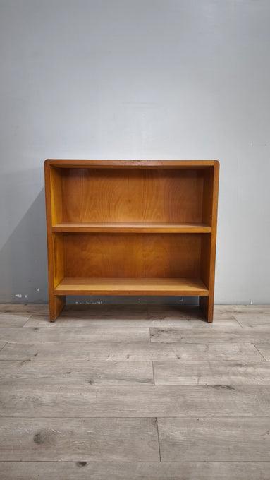 93280 Libreria bassa in legno chiaro