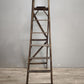 93298 Scalone vintage in legno richiudibile