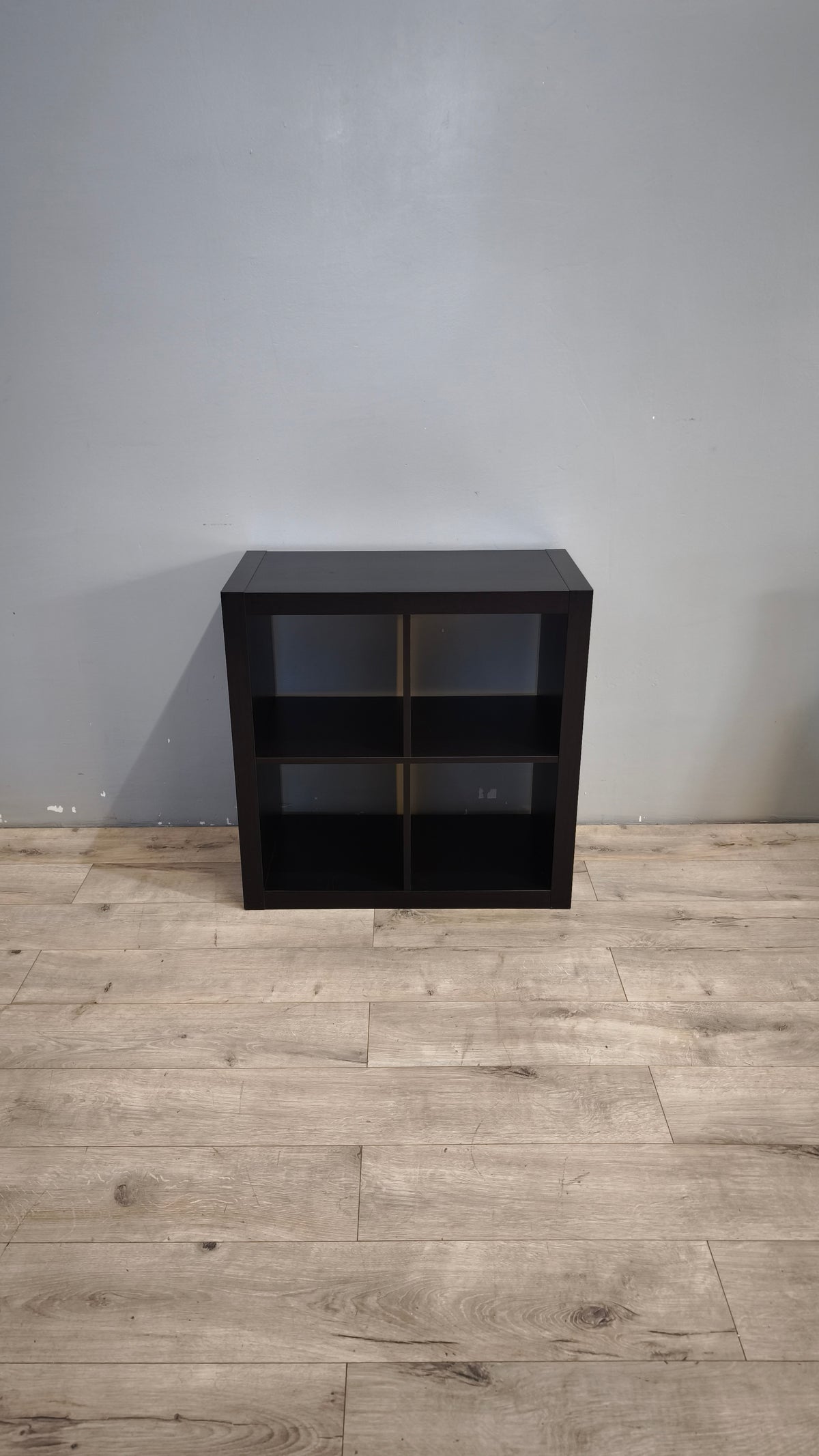 93455 Libreria Kallax Ikea nera 4 cubi