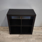 93455 Libreria Kallax Ikea nera 4 cubi