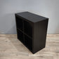93455 Libreria Kallax Ikea nera 4 cubi