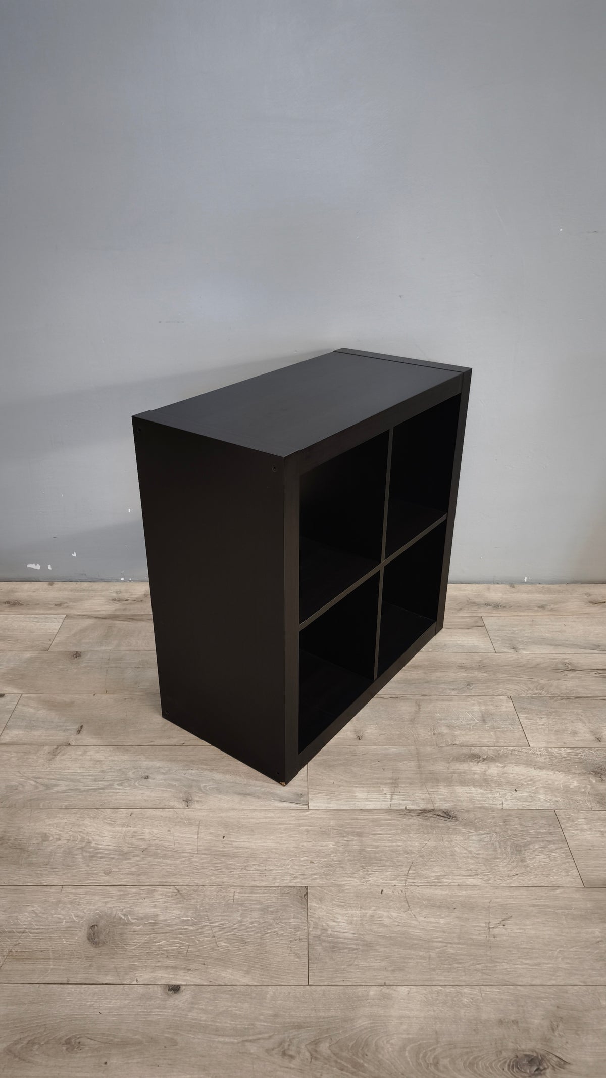 93455 Libreria Kallax Ikea nera 4 cubi