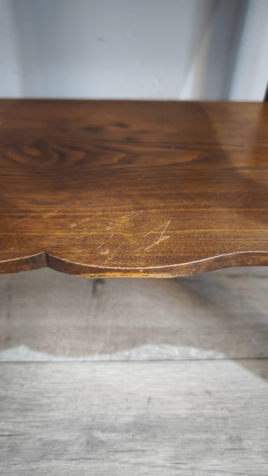 93523 Toletta in legno con piano in marmo e catini