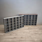 267 Scaffale porta minuterie in legno dipinto grigio
