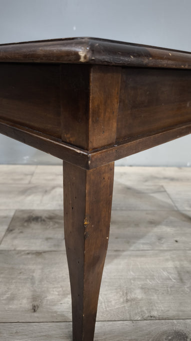 99591 Tavolino da salotto in legno con teca