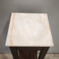 93612 Alzata in legno con piano in marmo