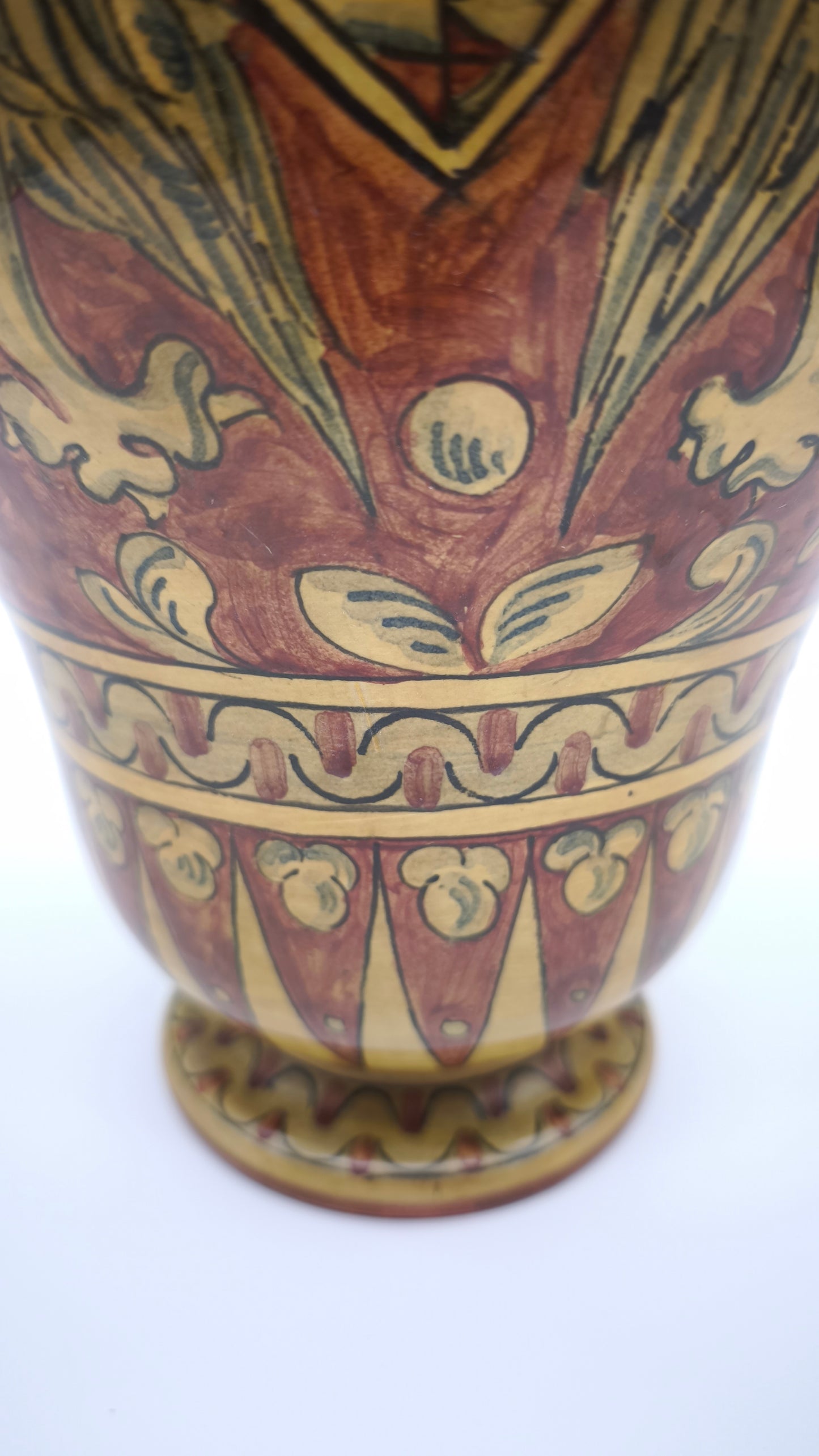 93596 Albarello in ceramica Gubbio Magnanelli
