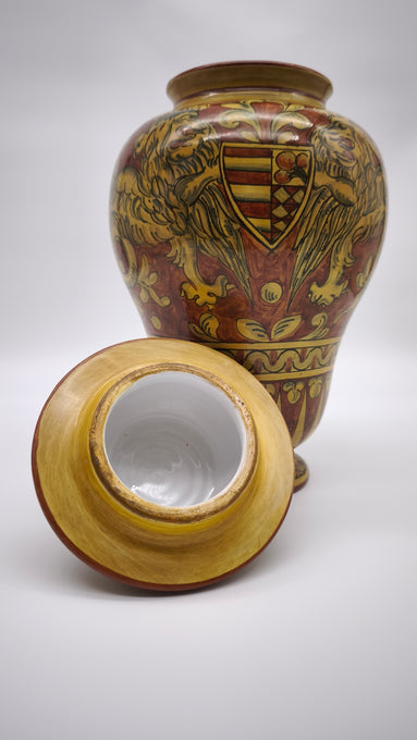93596 Albarello in ceramica Gubbio Magnanelli