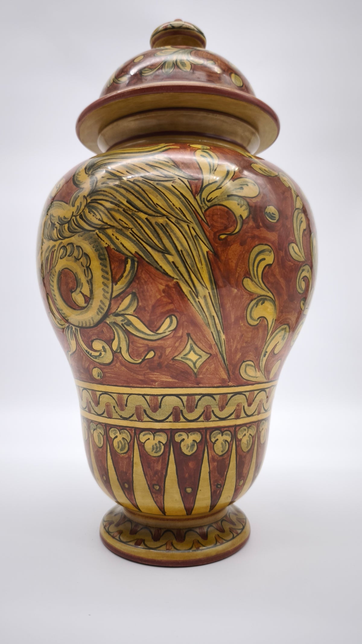 93596 Albarello in ceramica Gubbio Magnanelli