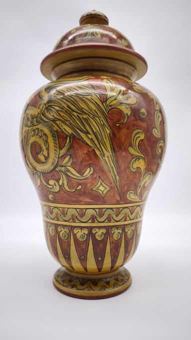 93596 Albarello in ceramica Gubbio Magnanelli