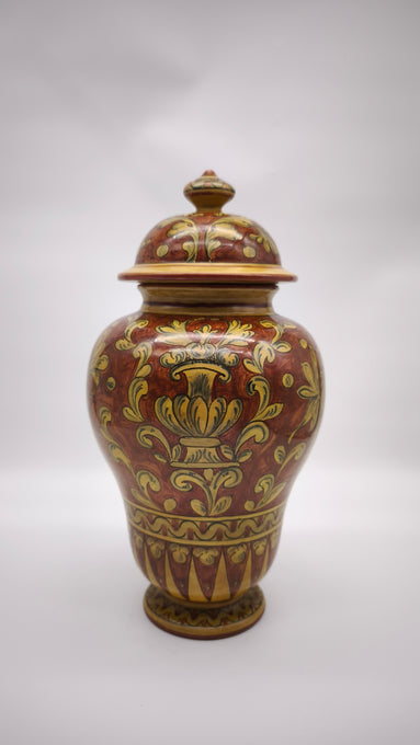93596 Albarello in ceramica Gubbio Magnanelli
