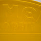 93512 Custodia rigida vintage Camel Trophy gialla e nera in metallo