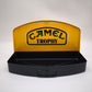 93512 Custodia rigida vintage Camel Trophy gialla e nera in metallo