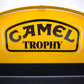 93512 Custodia rigida vintage Camel Trophy gialla e nera in metallo