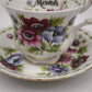 93629 Tazza da tè in ceramica Royal Albert, Flower of the month series, Anemones, March