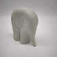 93635 Statuina elefante vintage in porcellana tedesca, Sgrafo