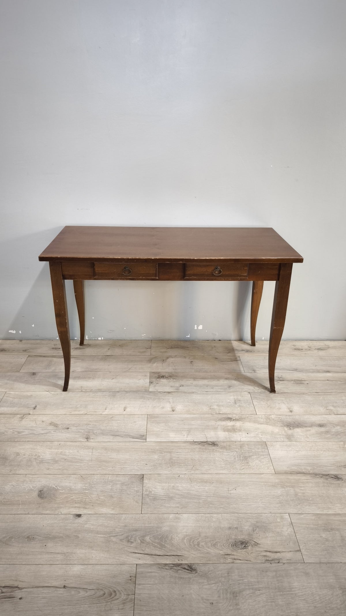 93653 Scrivania in legno con due cassetti frontali