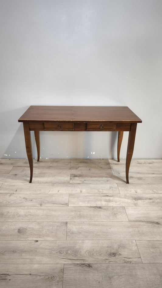 93653 Scrivania in legno con due cassetti frontali