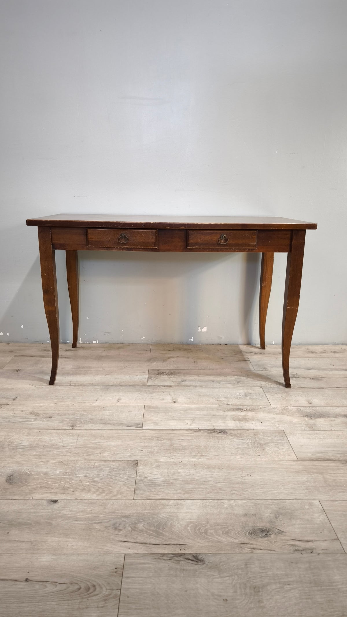 93653 Scrivania in legno con due cassetti frontali