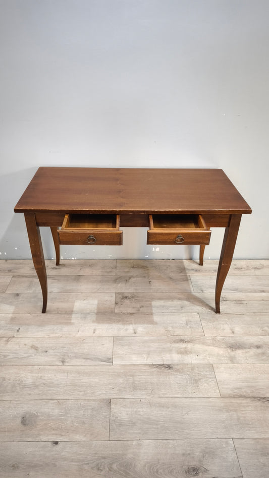 93653 Scrivania in legno con due cassetti frontali